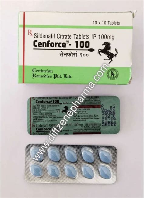 Cenforce 100 Sildenafil Citrate Tablets At Rs 120stripe Sildenafil