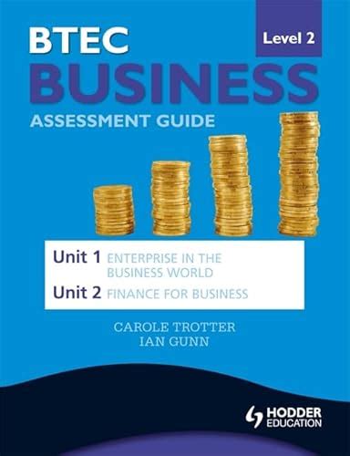 BTEC First Business Level 2 Assessment Guide Unit 1 Enterprise In The