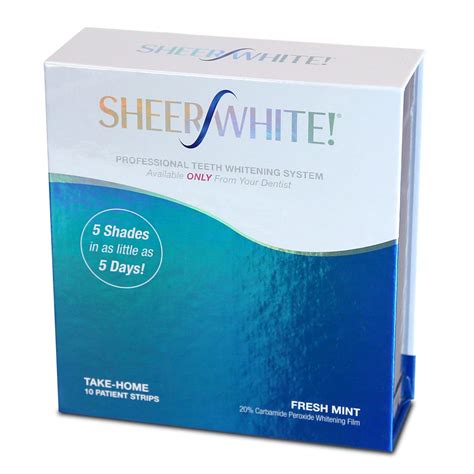 Sheer White Whitening Film Take Home Bulk Kit 24 Pack Practicon Inc