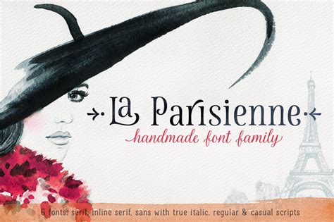 La Parisienne Font Collection Fonts Creative Market