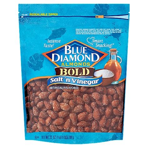 Blue Diamond Almonds Bold Salt N Vinegar Almonds 25 Oz