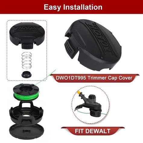 DWO1DT995 Replacement Trimmer Head Cap Compatible With Dewalt DCST920