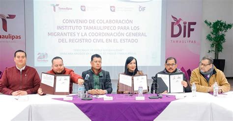 Hoy Tamaulipas Atestigua Dif Tamaulipas Firma De Convenio De Colaboracion Del Programa De