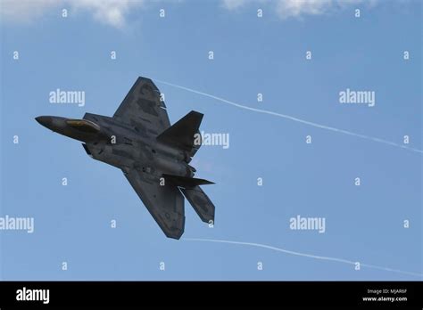 U S Air Force Maj Paul Loco Lopez Air Combat Command F 22 Raptor Demonstration Team