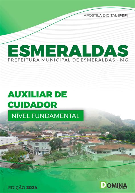 Apostila Pref Esmeraldas Mg Auxiliar De Cuidador