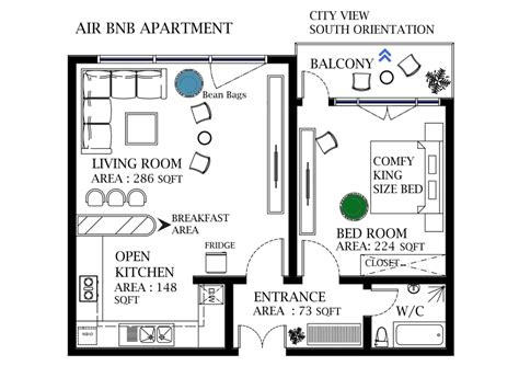 Professional And Realistic Floor Plan For Your Airbnb Listing Upwork