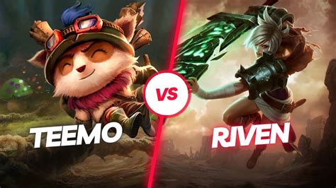 Teemo Vs Riven 6 1 0 Top Lane Youtube