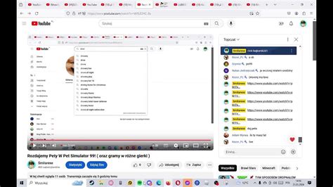 Rozdajemy Pety W Pet Simulator 99 oraz gramy w różne gierki YouTube
