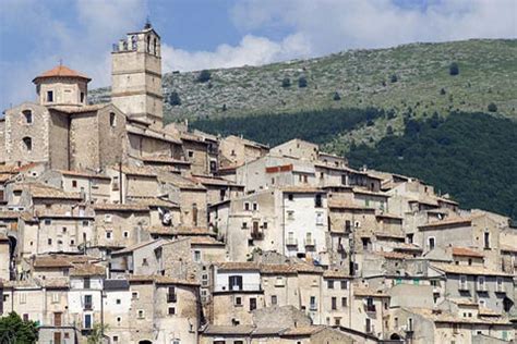 Castel del Monte in Abruzzo, Italy is a stunning hill village