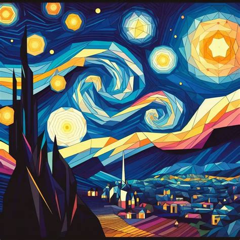 Starry Night Explore A Modern Twist On Van Goghs