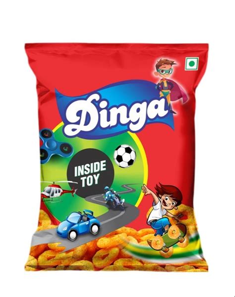 20 G Dinga Ring Fryums Crispy Rs 5 Packet Kushal Foods India Id