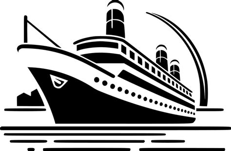 Cruise Minimalist And Simple Silhouette Vector Illustration 24567765