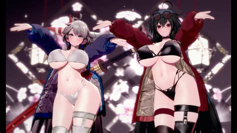 レースクイーン大鳳白龍で再会の誓いIJN TaihouHakuryu MMD アズールレーン AzurLane KKVMD