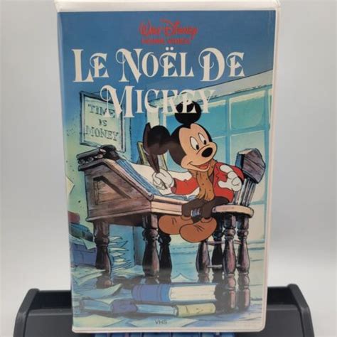 Le Noel De Mickey VHS 1983 Walt Disney Home Video Version Francais