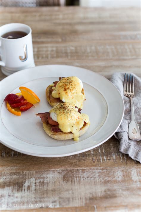 Easy Eggs Benedict with Bacon - Jamie Lundstrom