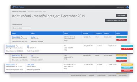 Avansni i konačni račun Program za fakturisanje Moje Fakture