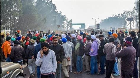 Haryana Police Lob Teargas Shells At Shambhu Border To Prevent Punjab