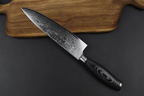 Hanzo Series Chefs Knife 8 Damascus Steel Hatori Kitchen