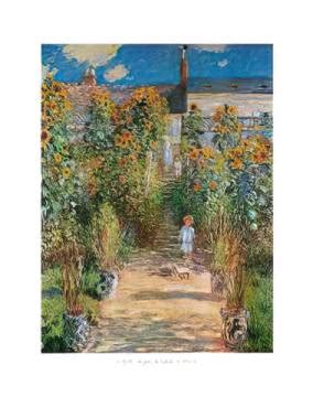 Claude Monet Der Garten des Künstlers Kunstdruck Leinwandbild