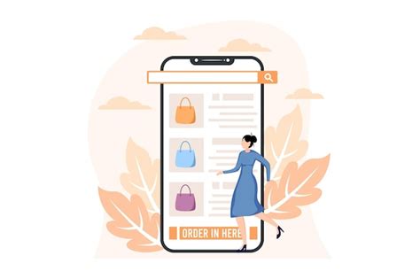 Premium Vector E Commerce Flat Design Illustration