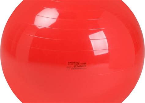red physio gym ball therapy balls sensory integration