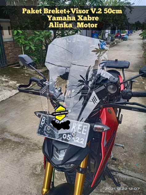 Paket Breket Visor Cm V Yamaha Xabre Visor Xabre Lazada Indonesia