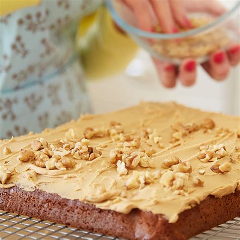 Mary Berry S Coffee Walnut Traybake Recipe Lakeland Inspiration