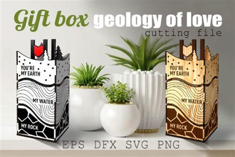 Geology Of Love Gift Box Svg Graphic By Telenok Creative Fabrica