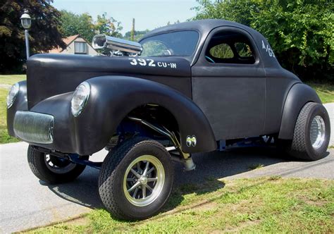 Vonskip 24 7autoholic Hotrods Kustoms Classic Cars 1941 Willys Coupe Gasser