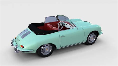 Porsche 356 Convertible Rev - 3D Model by dragosburian