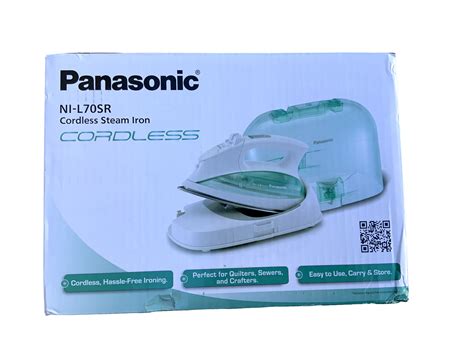 Panasonic Ni L70sr Cordless 1500w Steam Dry Iron Standart Green White Ebay