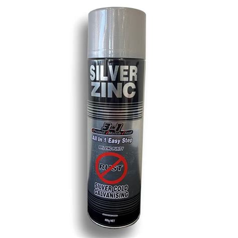 Silver Zinc Cold Galvanising G Spray Paint Can Bc Trailer Engineers