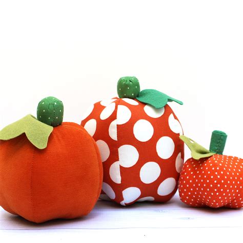 Stuffed Pumpkins Sewing Pattern Jennifer Heynen Creative Co