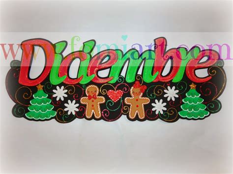 Letrero Del Mes De Diciembre 2014 Fomiart Mural Fonts Design Origami