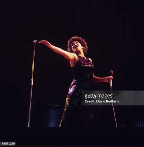 Welsh Singer Shirley Bassey Performs Live On Stage At The Royal News