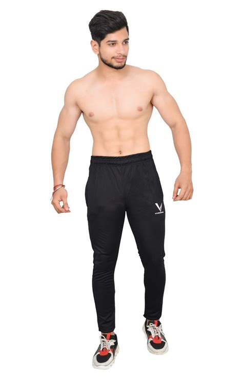 Male Black Vivrddha Men 2 Way Lycra Track Pant Solid At Rs 135piece