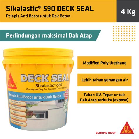 Jual Sika Deck Seal Sikalastic Waterproofing Pelapis Anti Bocor