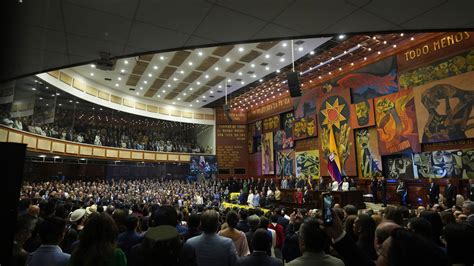 Daniel Noboa is sworn in as Ecuador’s president, inheriting the ...