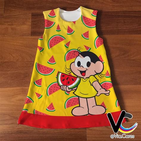 Vestido Infantil Em Neoprene Magali Frete Gr Tis Elo