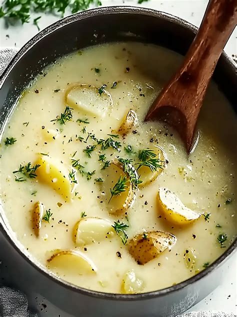 Ultimate Hangover Cure Garlic Potato Soup - Creamy Comfort Food