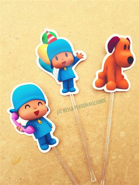 Topper De Doces Pocoyo Unidades Elo Produtos Especiais