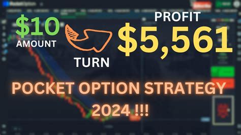 10 Amount Turn To 5 561 Profit Pocket Option Strategy Best Pocket