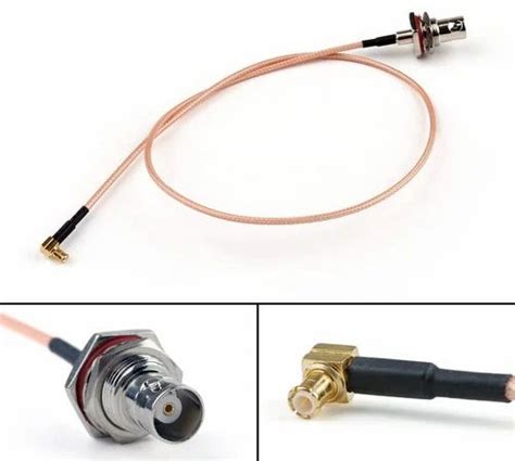 Mcx Male Plug To Bnc Female Jack Rf Coaxial Connector Jumper Pigtail