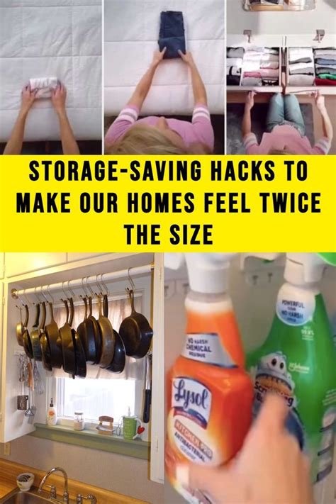 Storage Saving Hacks To Add Some Extra Space Declutter Home Space