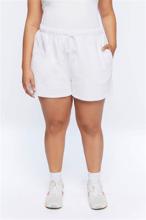 Plus Size Drawstring Shorts