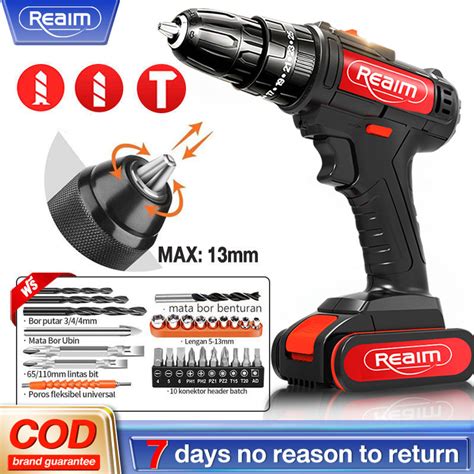 Jual Mesin Bor Baterai Tangan 2 In 1 Bor Cordless Power Drills Kit 298V