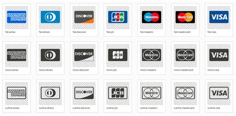 Credit Card Logos SVG