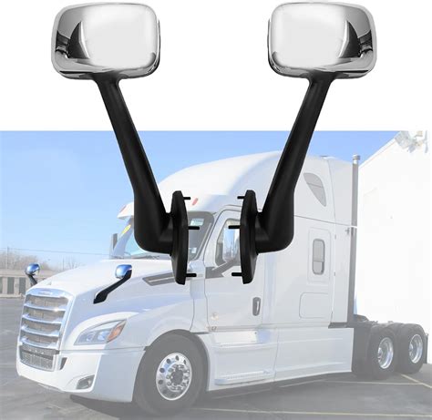 Amazon Yuanone Pcs Chrome Hood Mirror Assembly For Freightliner