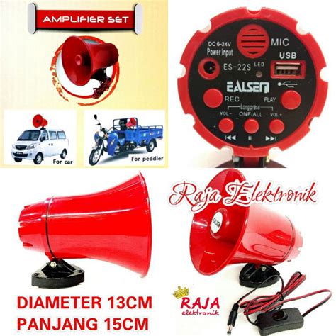 Jual Megaphone Mobil Corong Toa HORN Toa Mini EALSEM 222 Speaker RECORD