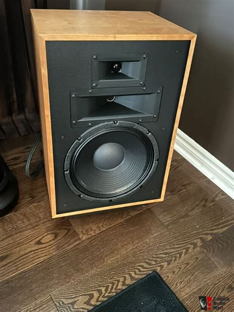 Klipsch Heresy Iv Floorstanding Speaker Natural Cherry Pair For Sale